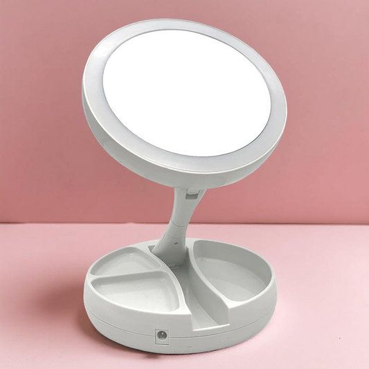 Espelho Luz Led Portátil - Amori.