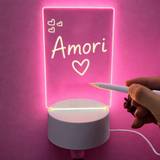 Lousa LED Criativa – Amori.