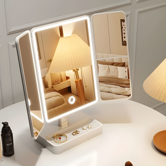 Espelho Portátil com Iluminação LED – Amori.