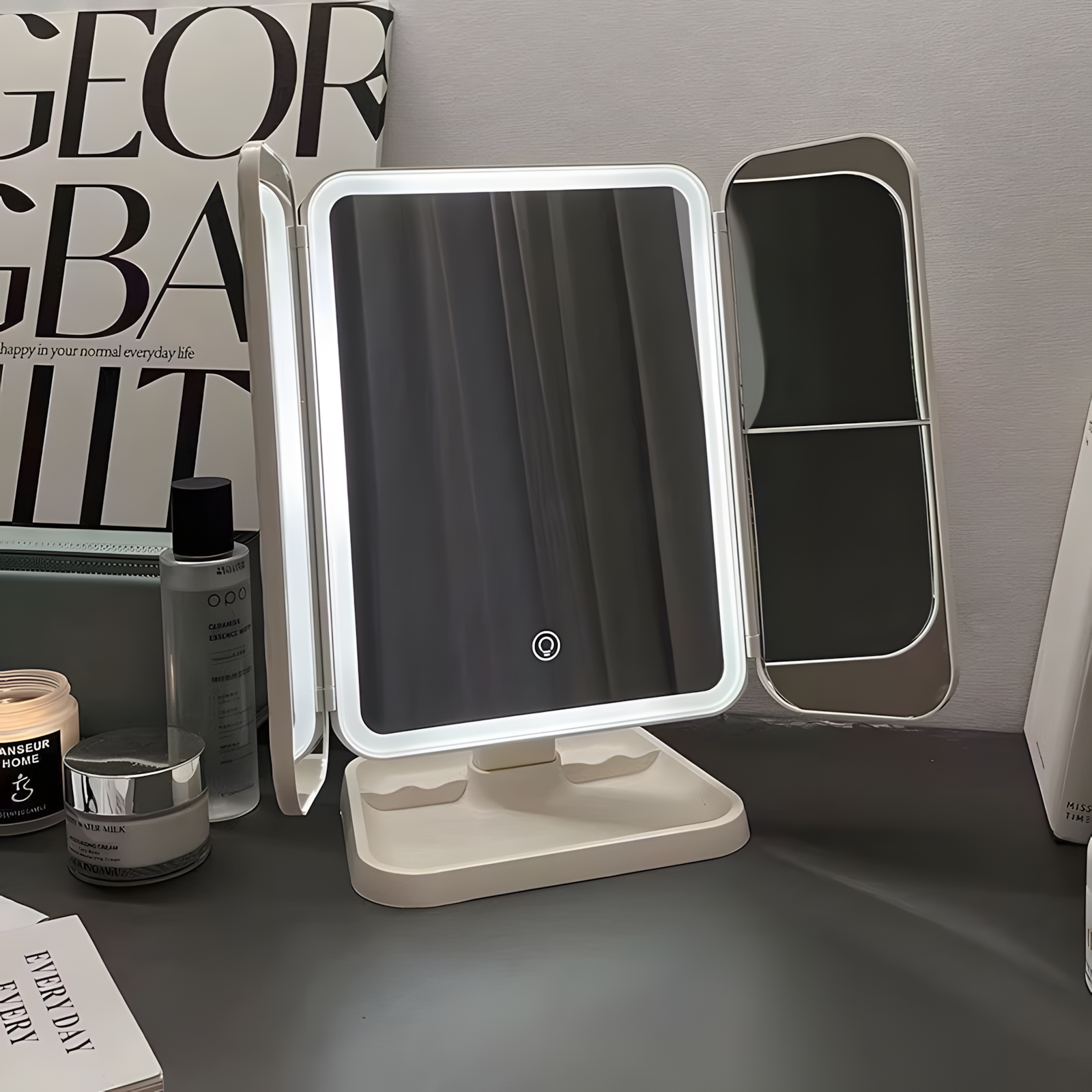 Espelho Portátil com Iluminação LED – Amori.